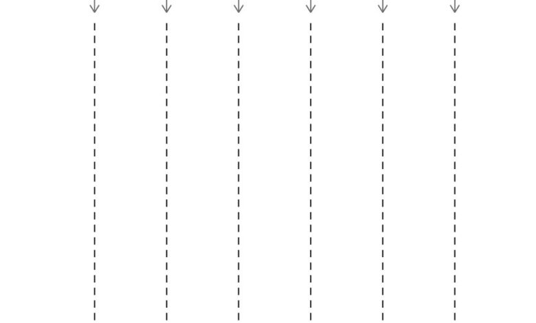 Aperçu de la fiche Tracer des lignes verticales en petite section