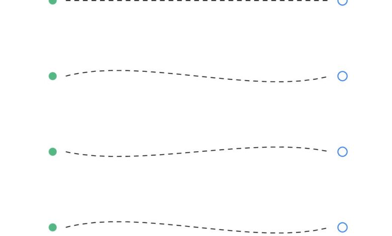 Aperçu de la fiche Repasser sur des lignes et des chemins en petite section