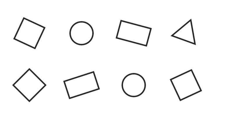 Aperçu de la fiche formes géométriques maternelle à imprimer